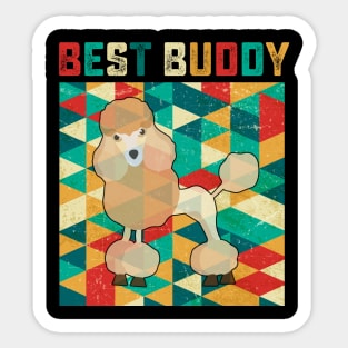 Best Buddy Poodles Sticker